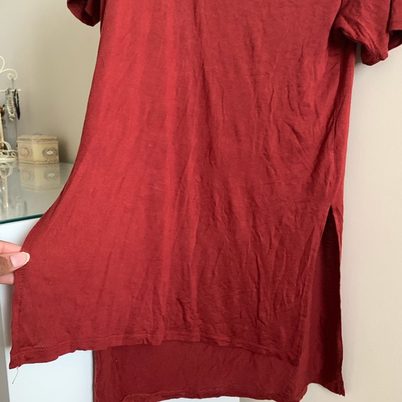 High-low orange t-shirt - Picture 2 of 3